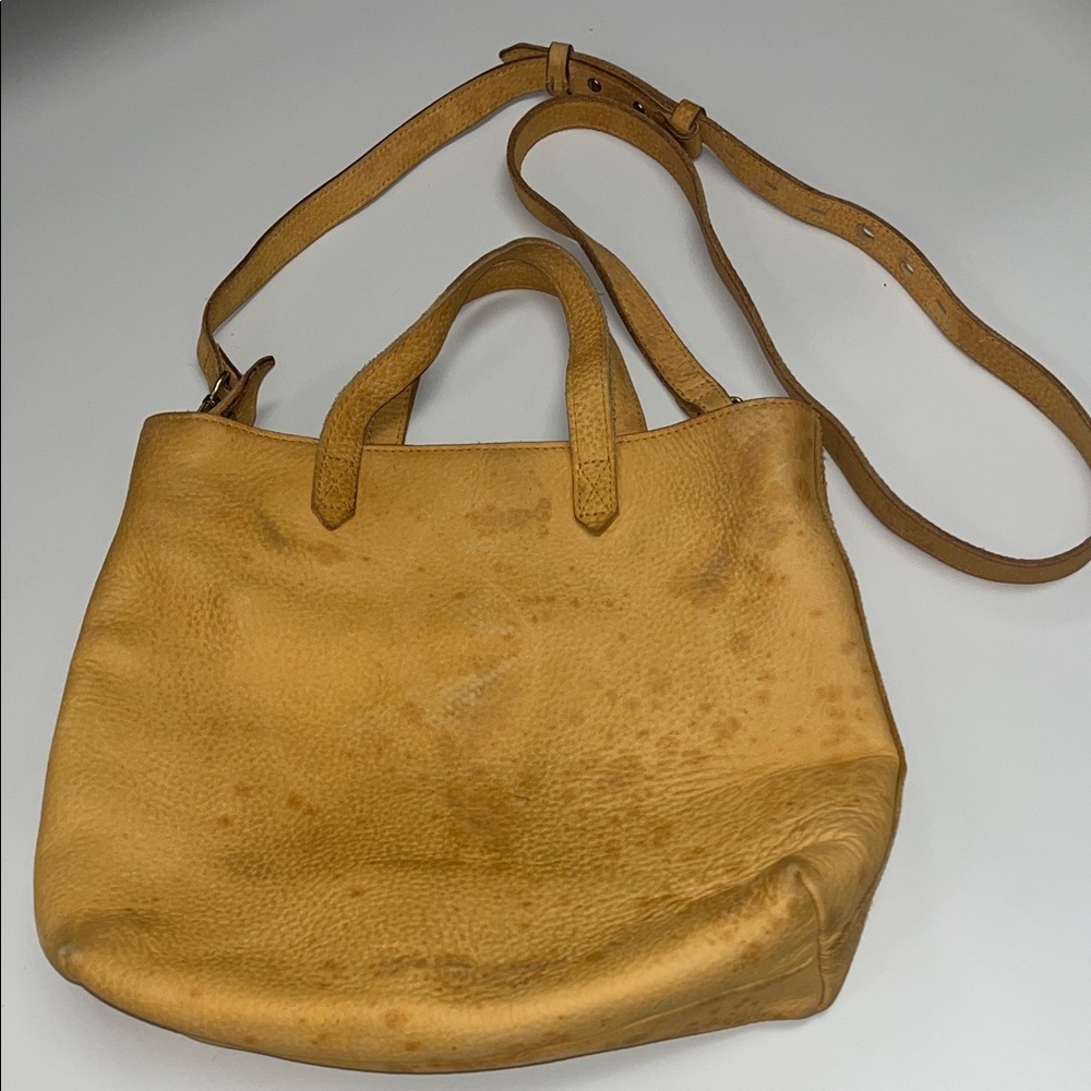 Madewell Tan / Mustard Leather Shoulder Bag